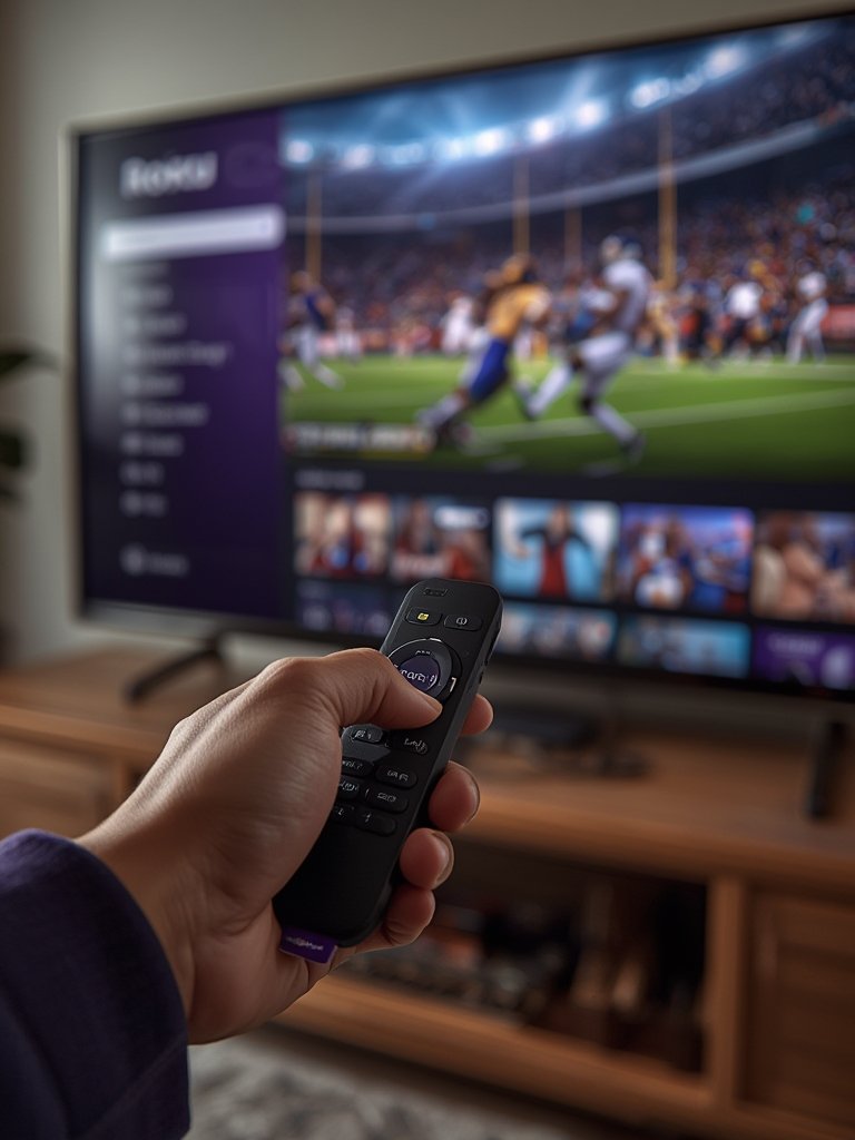 roku stick in action