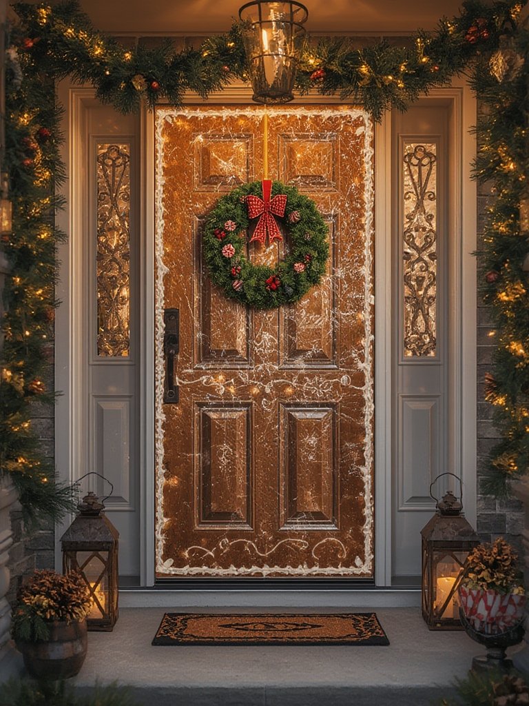 gingerbread door in action
