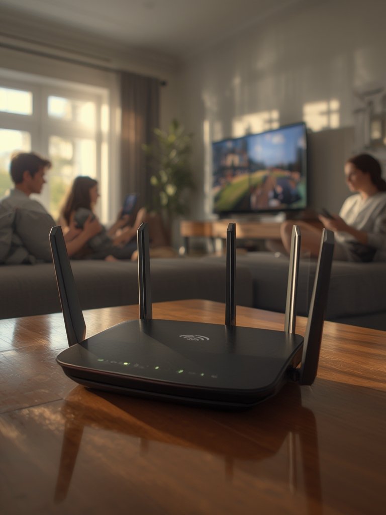 WiFi Router in action