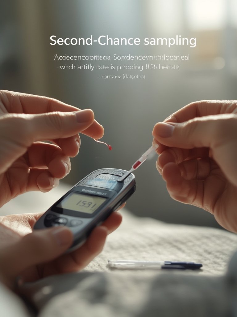 glucose strips in action