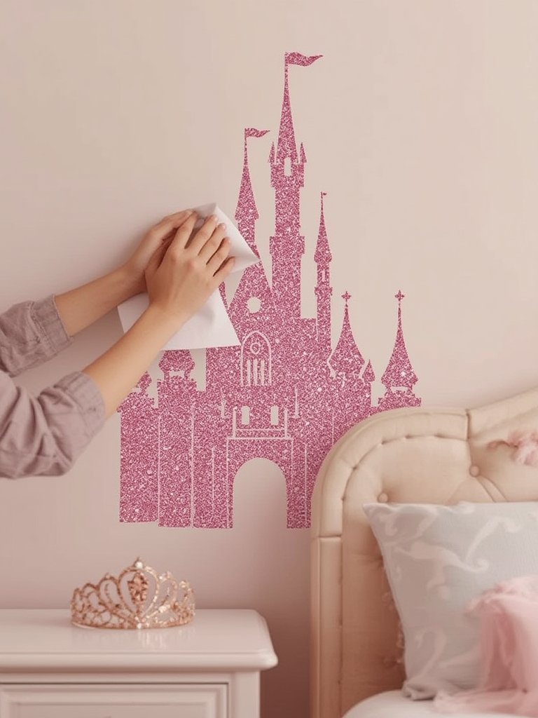 Princess Decals: 7 Ultimate Steps For Amazing Room Makeovers 2 princess decals in action