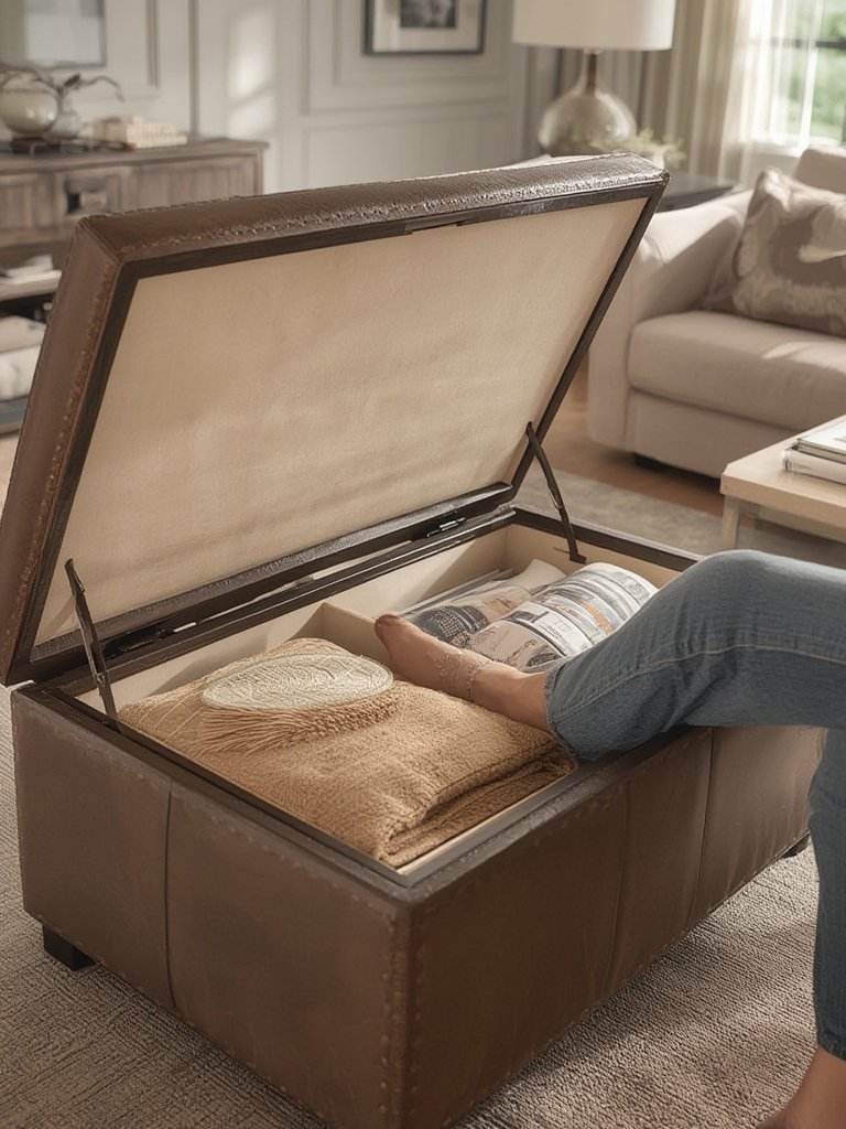 Storage Ottoman: 7 Ultimate Secrets For Amazing Living Room Solutions 2026 2 storage ottoman in action