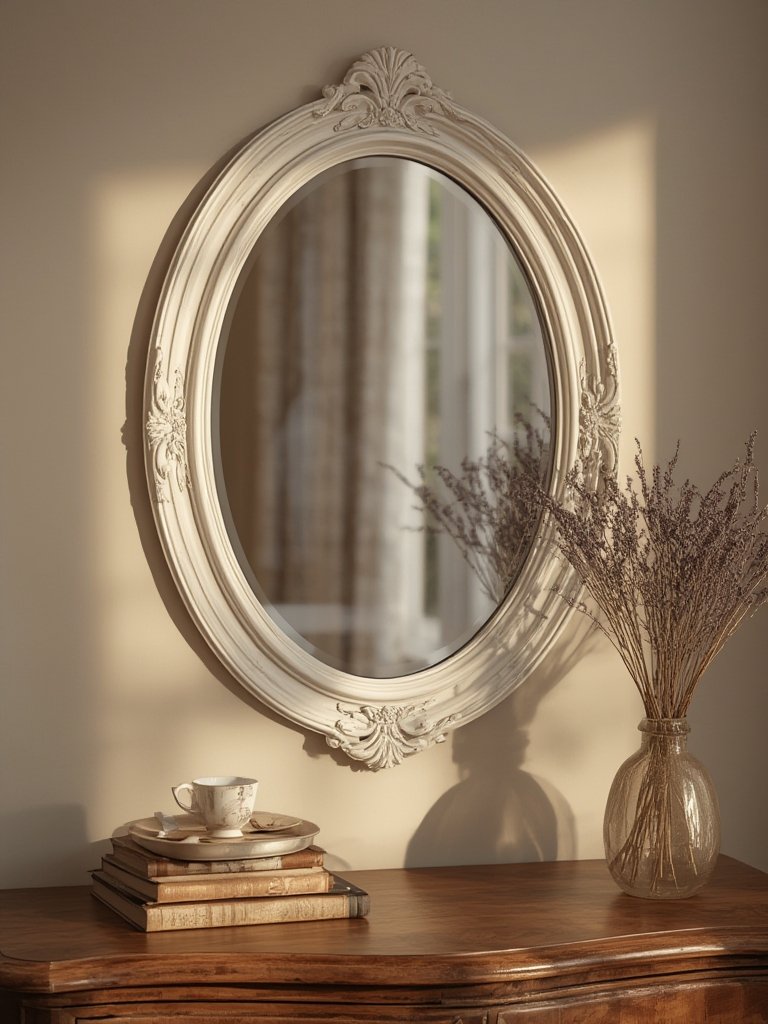 vintage mirror in action