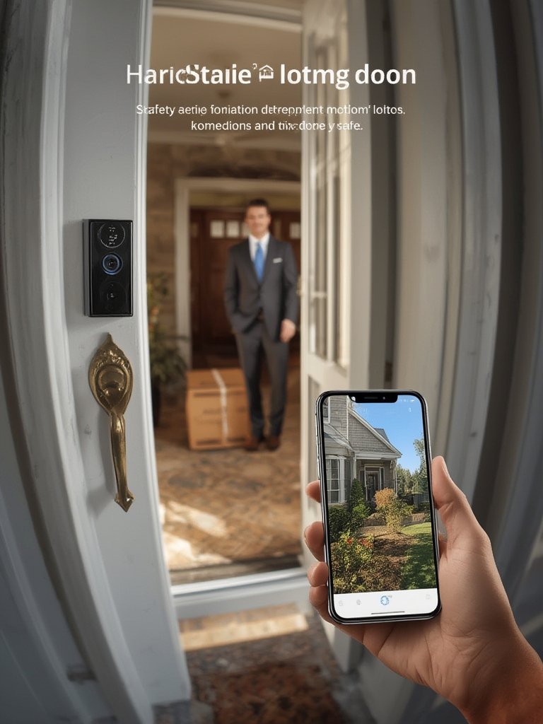 video doorbell in action