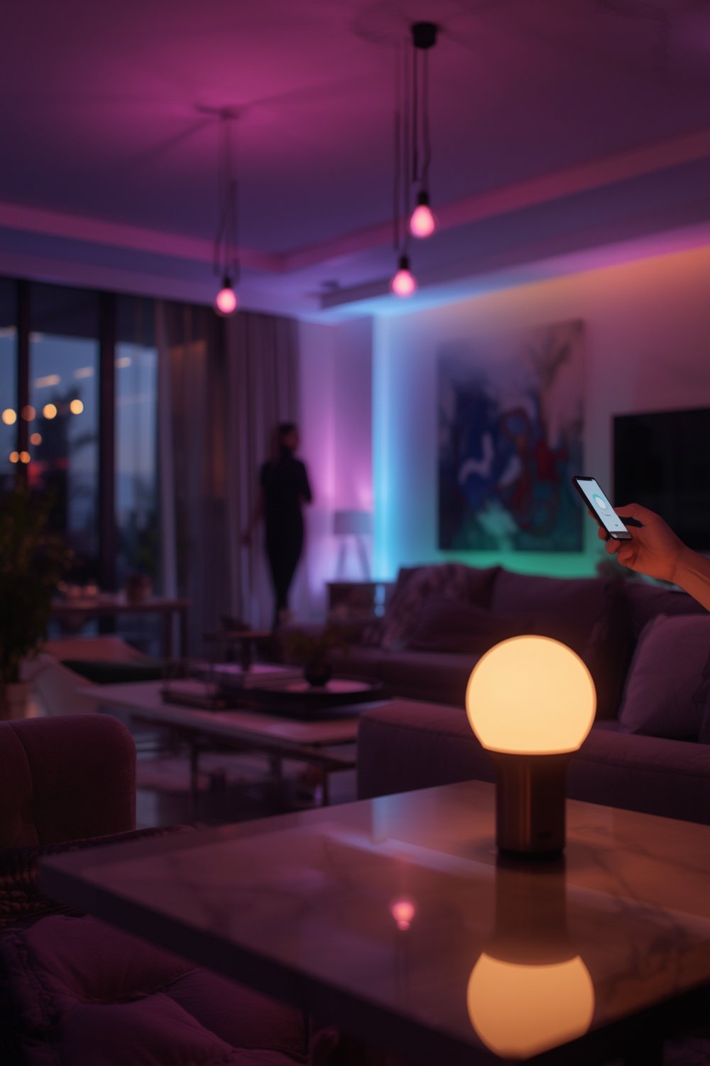 smart bulb product view