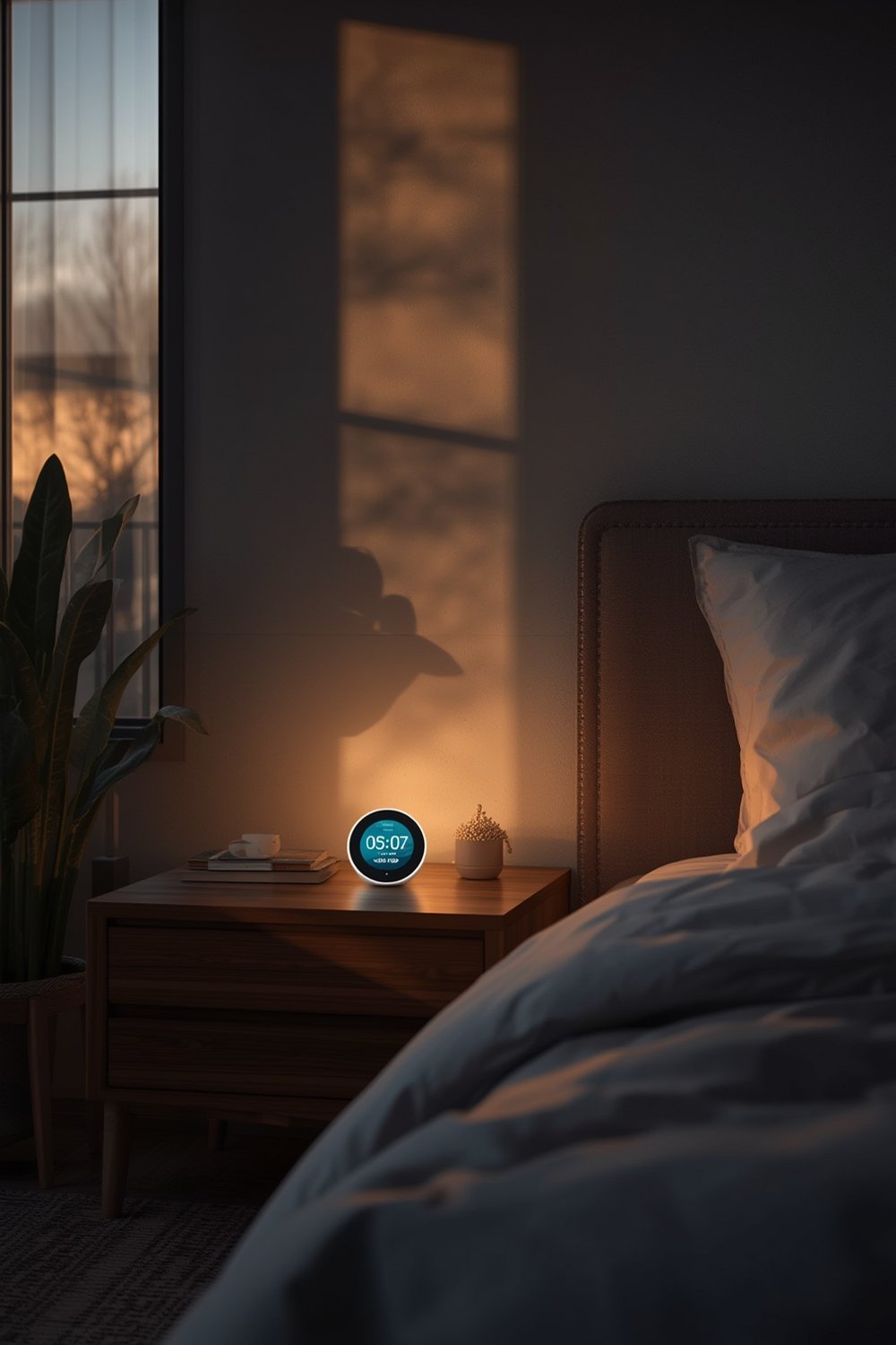 smart clock product view