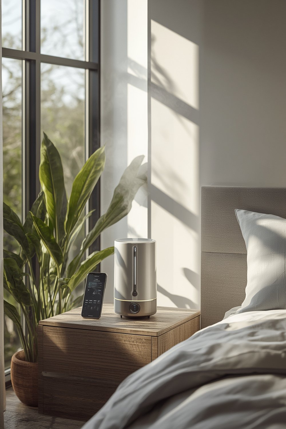 smart humidifier product view