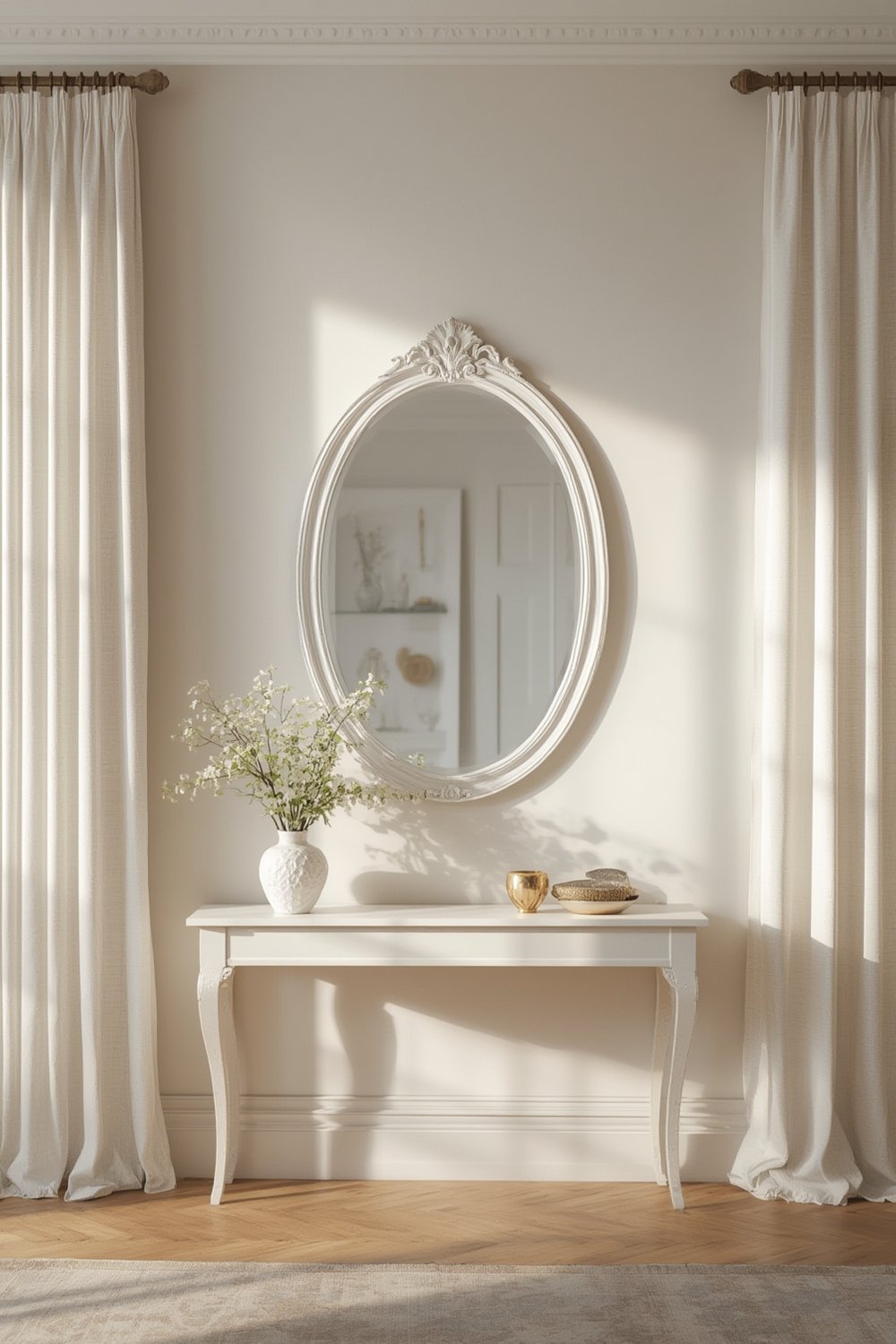 vintage mirror product view